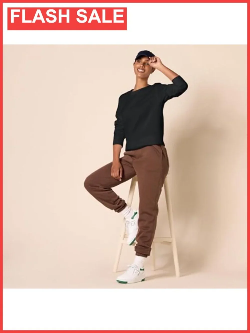 Fleece Crewneck Long Sleeve Pullover Sweatshirt Regular Fit